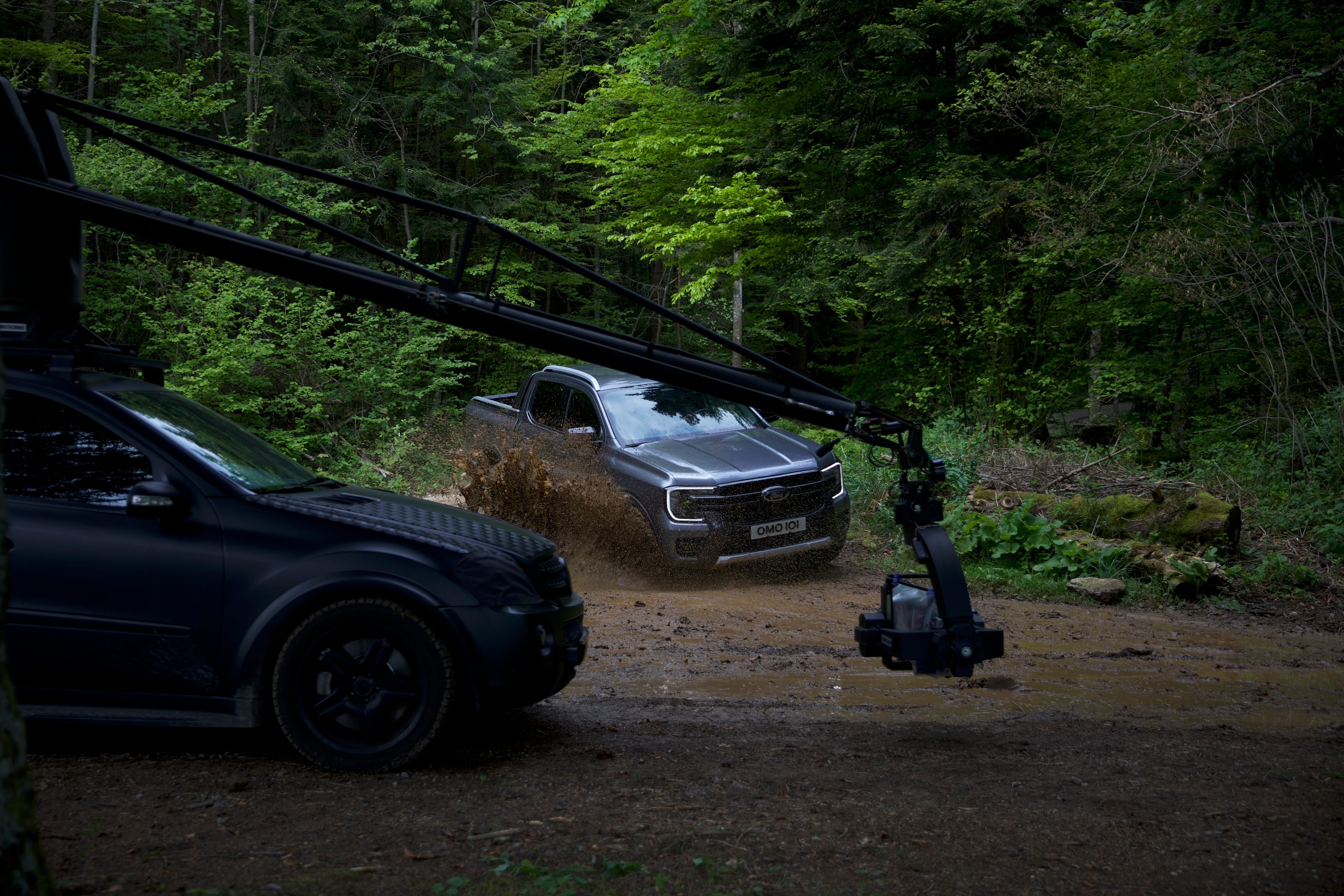 How the high action scenes are filmed